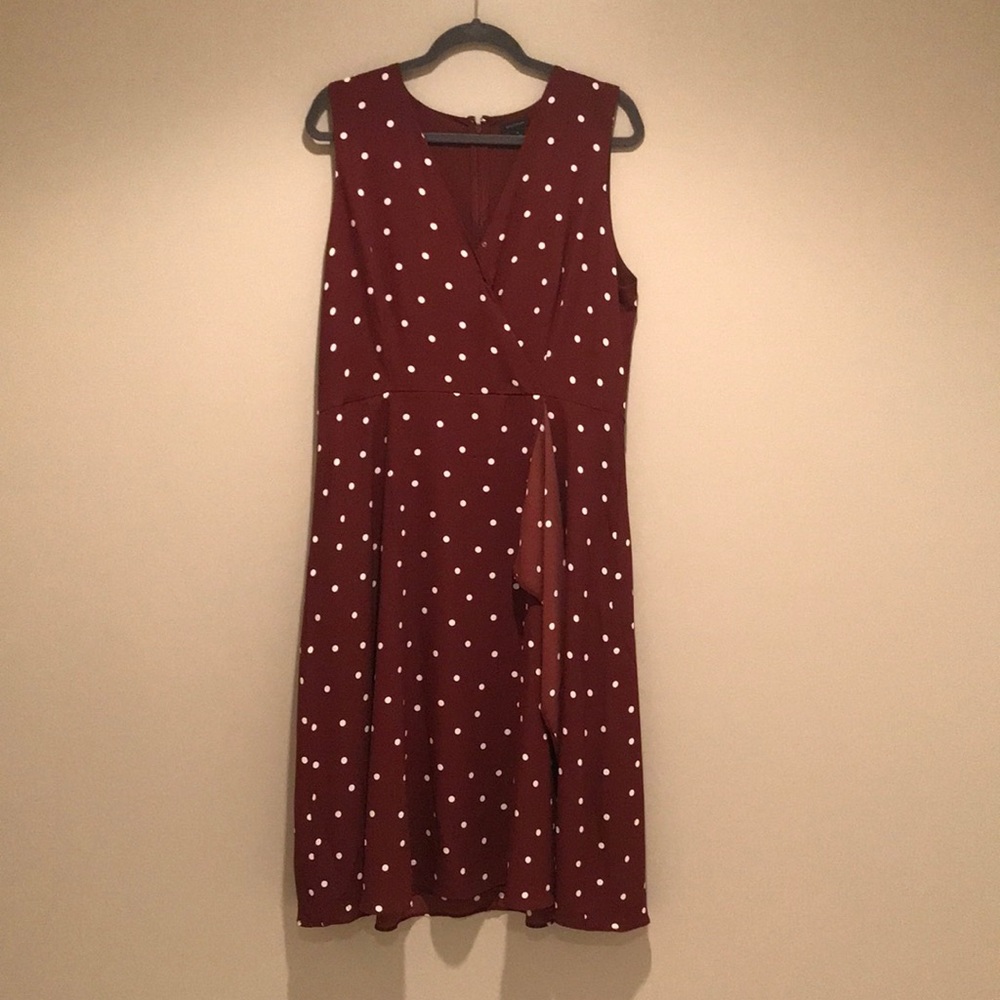 Ann Taylor polka dot dress.